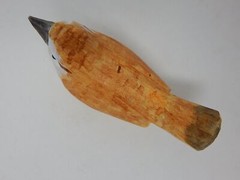 Wren Bird Cake Topper Bride Groom Love Wedding Engagement Carved Wood Statue