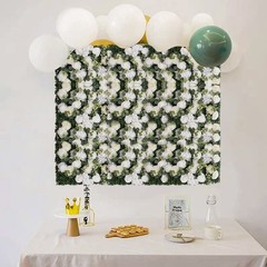 24″ X 16″ Artificial flower panels Floral Backdrop Silk Rose Wall Home Decor