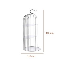 Avian Enclosure Pastry Stand Elegant Design Three-Tier Pastry Stand Sturdy