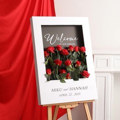 50PCS Artificial Silk Roses Flowers – Realistic Fake Roses in Bulk & Red