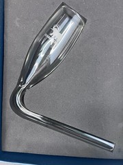 Chambong Glass Champagne Flute Rapid Consumption Wine Shooter NIB