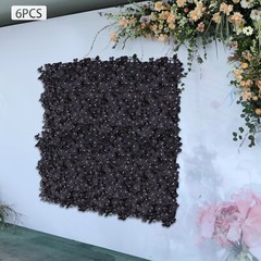 6PCS Artificial Flower Wall Panels for Wedding Garden Decor Backdrop 60*40cm TOP