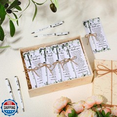 Affrolling 100 Sets Wedding Favors for Guests Bulk Retractable Ballpoint Pen