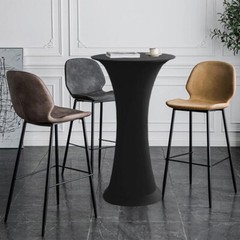 60/70/80cm Cocktail Table Cover Spandex Cloth for Wedding Party Meeting Decor