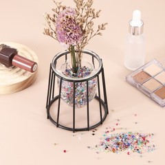 16800 Pcs Wedding Table Scatter Confetti Diamond, 3mm Fake Diamonds(Olive Green)