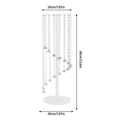 10 Pcs Acrylic Vase Stands Party Wedding Crystal Centerpiece Table Decoration