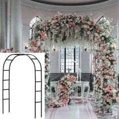 Metal Garden Arch Arbor Garden Archway for Wedding Bridal Party Festival Events