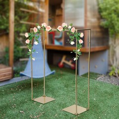 3.9ft Tall* 3.3ft Square Metal Wedding Garden Arch Flower Stand Venue Decoration