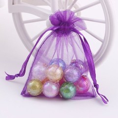 100Pcs 4*5inch Portable Organza Mix Colors Wedding Jewelry Candy Packing Bag