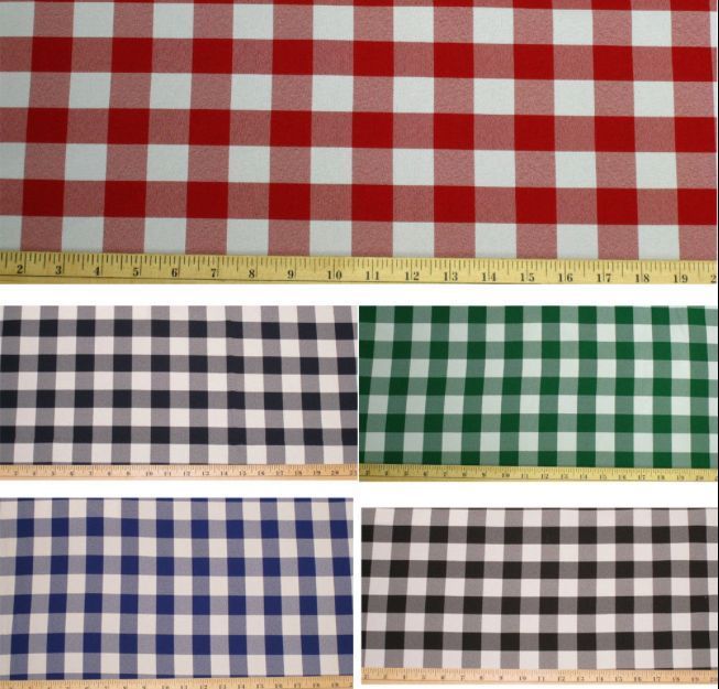 12 Yards Checkered Fabric 60″ Wide Gingham Buffalo Check Tablecloth Fabric SALE*