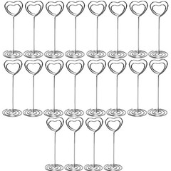 Wedding Table Numbers Holder – YQBOOM 20 Pack 3.35 inch Name 20 Silver