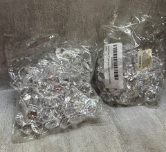 150 PCS + Fake Ice Acrylic Diamonds Vase Fillers for Wedding Decor 17 Carats A50