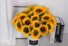 [5PCS] sunflower simulation flowers, simple home photography decorations