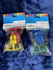 Balloon Tie Tool (2 Packs) – Party Balloon Ties – Red, Green, Blue, Yellow