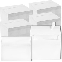 1000 Pcs A2 Envelopes 4.375×5.75 Inches Self Adhesive A2, White