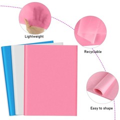 PLULON 60 Sheets Colored Tissue Paper Bulk 8 Mixed Colors Gift Multicolor