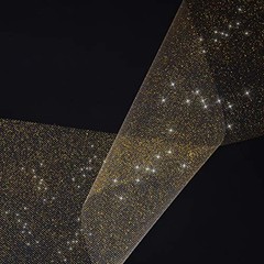 Glitter Tulle Roll Sparkling Tulle Ribbon Fabric Spool for Wedding Gold