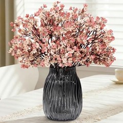 Baby’s Breath Artificial Flowers Bundles Silk Gypsophila Faux 10 Beige Brown
