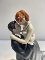Wedding Cake Topper True Romance Wedding Star Porcelain Repaint One Of A Kind