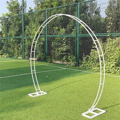 2.4m Round Wedding Arch Frame Circle Flower Balloon Archway Backdrop Stand Decor