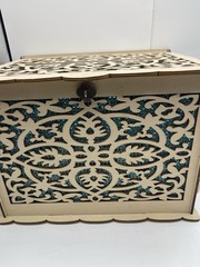 Wooden Wedding Card Box W Lock Option DIY Money Gift Box For Any Occasion