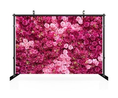 20ftx10ft Rose Wall Background Rose Photo Backdrops Spring Party Tea Party Fl…