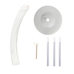 1set 163x69cm Wide Circle Balloon Column Base And Plastic Poles Balloon Arch …