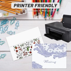 5×7 Envelopes For Invitation,A7 Envelope white,50 pack card A7, White