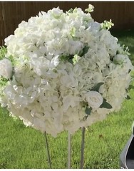 artificial flowers ball for centerpieces