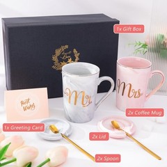 Wedding Gifts for Couples 2025, Couple Gift for Pink, Grey – Mr. Mrs.