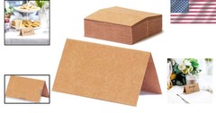 Place Cards for Weddings Dinner Parties Rustic Kraft 100 Count
