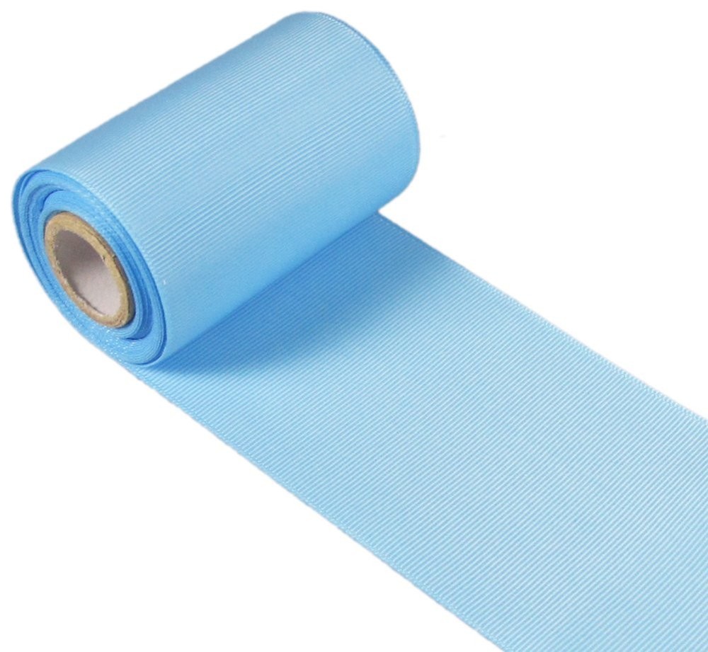 2.25″-3″ Grosgrain Fabric Ribbon for Hair Bow, 5yd 3″ Grosgrain, Blue Mist