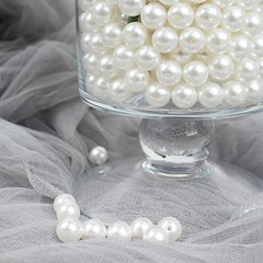 10 mm White FAUX PEARLS Loose Beads Wedding Party Crafts Decorations Fillers