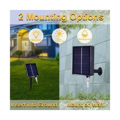 300LED Solar Curtain Lights Outdoor Indoor 8 Modes Solar Fairy Curt… Fast Ship