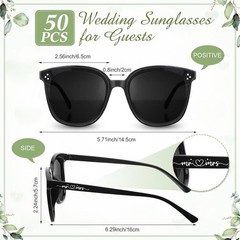 50 Pk Bridal Bachelorette Bridesmaids Wedding Party Item Favors Sunglasses Fresh