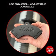 Micro Gainz Gain Muscle 1Lb At A Time Micro Gainz 1.25Lb Magnetic Weight