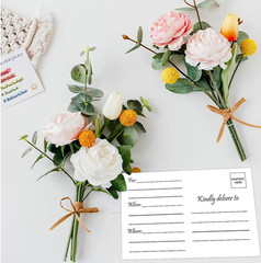 4″ X 6″ Rustic save the Date Postcards 50Pcs Birthday Invitation Reminder Cards