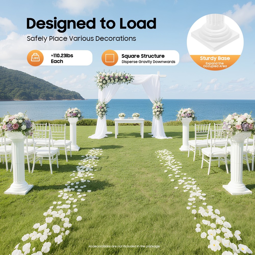 Wedding Roman Pillars Wedding Landscaping Roman Pillar Event Decorative Column