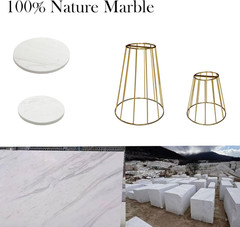 Premium Marble Cupcake Stand Set of 2 – Elegant Party Décor Display