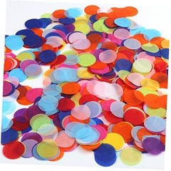 1.2 Inch 2000 Pieces Multicolor Circle Paper Confetti for Party Wedding tions