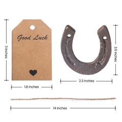 10/20/40 pcs Lucky Horseshoe Mini Decor Wedding Favors for Guests Vintage Metal