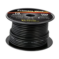 Grand General 55263 Primary Wire 100ft Roll with Spool (for 100 feet Black