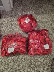 Heart Shape padded satin petals  Scatter for Valentine’s Day Wedding Decorations