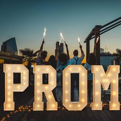 4 Pcs 4ft Graduation Decorations 2025 Prom Marquee Letter Lights Sign LED Mar…