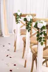 Elegant Pew Flowers Set for Wedding Aisle Decor – 10 Artificial Eucalyptus Bouqu
