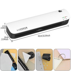 13″ Thermal Laminator, A3/A4 Anti-Jam Laminating Kit, 6-in-1 Multifunctional …