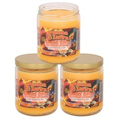 Smoke Odor Exterminator 13Oz Jar Candles 3 Set Of Three Candles.