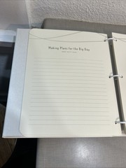 Hallmark Vintage Our Wedding Keepsake Album White Personalized NEW Free Ship