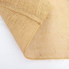 8 ft x 8 ft Natural Faux Burlap Backdrop Drape Curtain Panel Decorations Party
