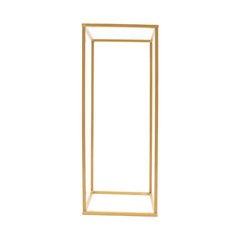 Gold Metal Flower Stand Rectangular Rack For Wedding Table Centerpieces Decor